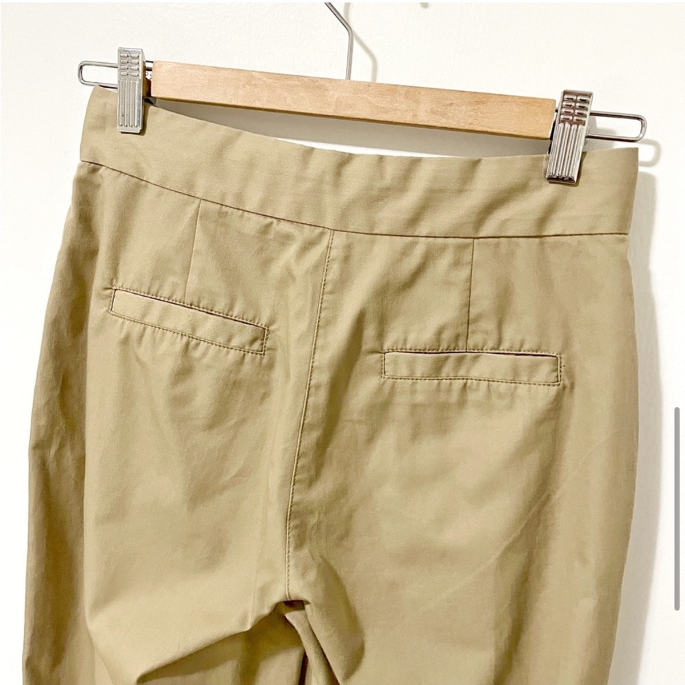 Aritzia Sunday Best Charlie Full Length Wide Leg Trouser Pant Khaki Tan size 00 - Picture 7 of 15